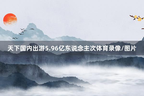 天下国内出游5.96亿东说念主次体育录像/图片