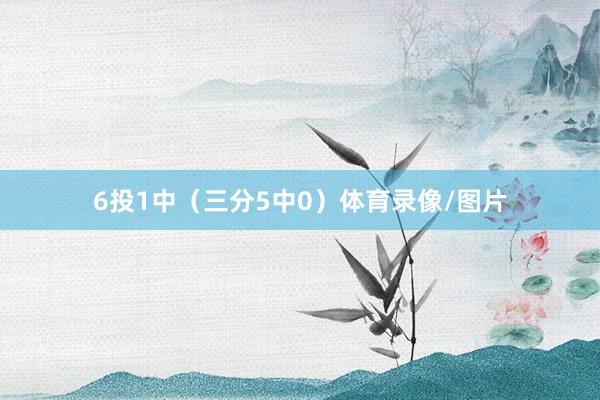 6投1中（三分5中0）体育录像/图片