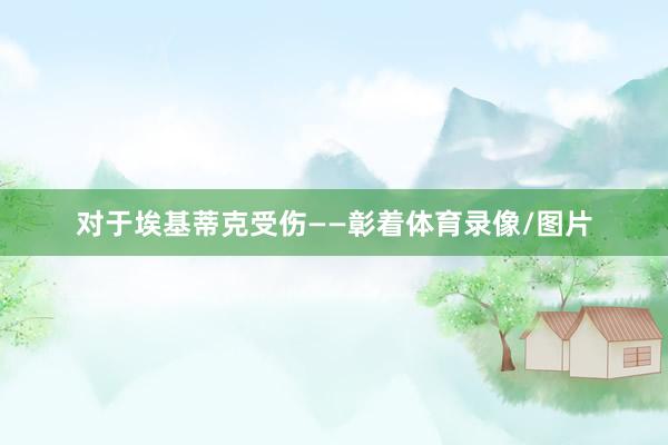 对于埃基蒂克受伤——彰着体育录像/图片