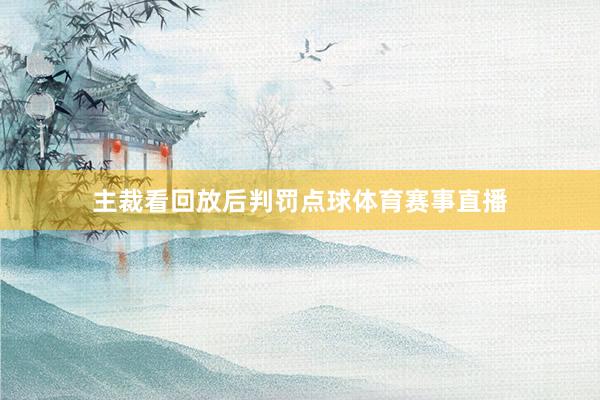 主裁看回放后判罚点球体育赛事直播